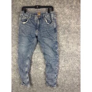 Human Made Jeans Mens 31 Blue Denim Heart Propaganda Nigo Distressed Large Y2K